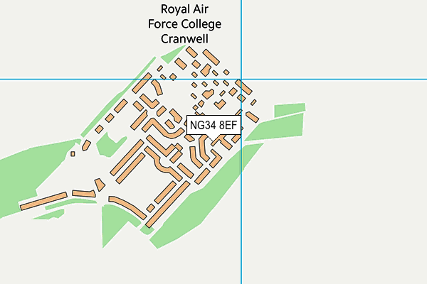 NG34 8EF map - OS VectorMap District (Ordnance Survey) NG34 8EF map - OS VectorMap District (Ordnance Survey)