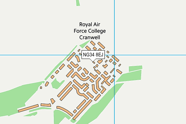 NG34 8EJ map - OS VectorMap District (Ordnance Survey) NG34 8EJ map - OS VectorMap District (Ordnance Survey)
