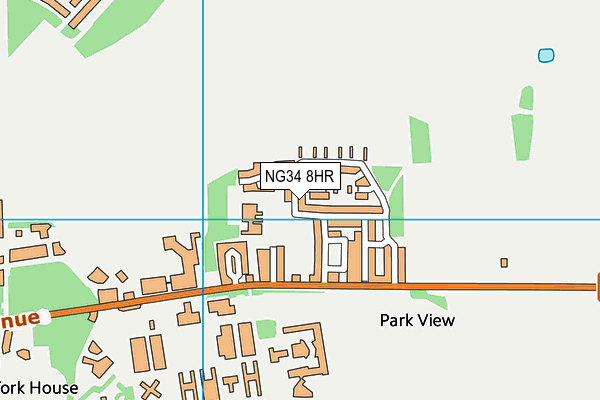 NG34 8HR map - OS VectorMap District (Ordnance Survey) NG34 8HR map - OS VectorMap District (Ordnance Survey)