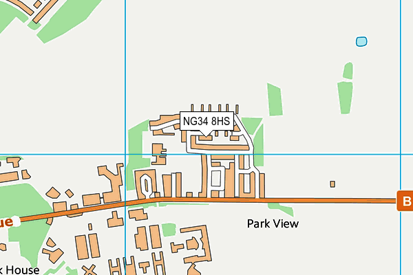 NG34 8HS map - OS VectorMap District (Ordnance Survey) NG34 8HS map - OS VectorMap District (Ordnance Survey)