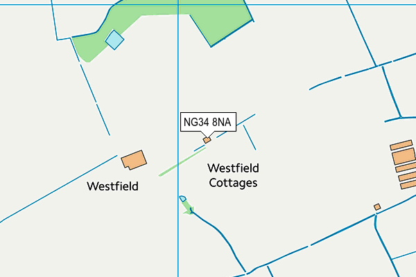 NG34 8NA map - OS VectorMap District (Ordnance Survey) NG34 8NA map - OS VectorMap District (Ordnance Survey)