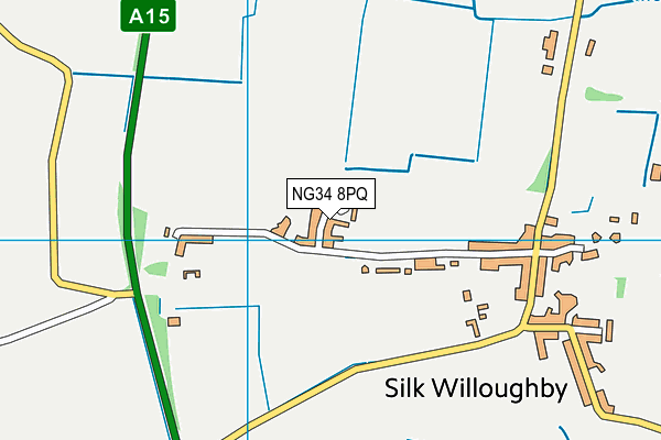 NG34 8PQ map - OS VectorMap District (Ordnance Survey) NG34 8PQ map - OS VectorMap District (Ordnance Survey)
