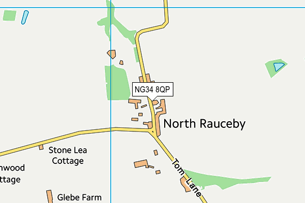 NG34 8QP map - OS VectorMap District (Ordnance Survey) NG34 8QP map - OS VectorMap District (Ordnance Survey)