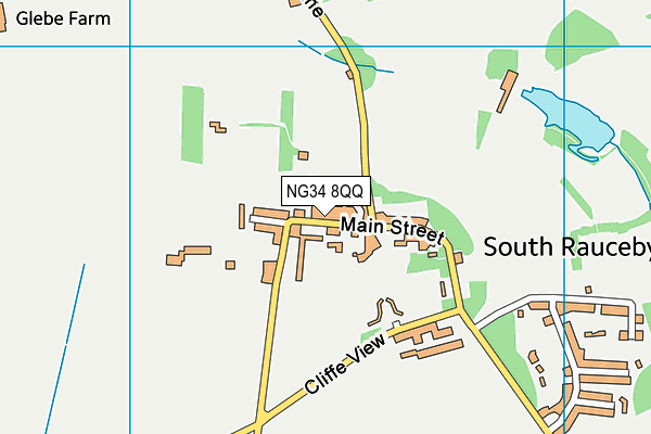 NG34 8QQ map - OS VectorMap District (Ordnance Survey) NG34 8QQ map - OS VectorMap District (Ordnance Survey)