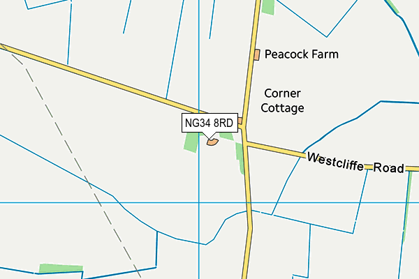 NG34 8RD map - OS VectorMap District (Ordnance Survey) NG34 8RD map - OS VectorMap District (Ordnance Survey)