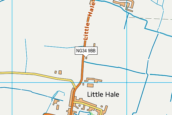 NG34 9BB map - OS VectorMap District (Ordnance Survey) NG34 9BB map - OS VectorMap District (Ordnance Survey)