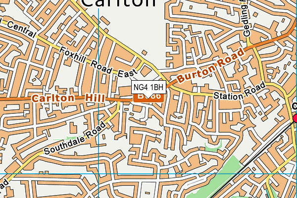 NG4 1BH map - OS VectorMap District (Ordnance Survey) NG4 1BH map - OS VectorMap District (Ordnance Survey)