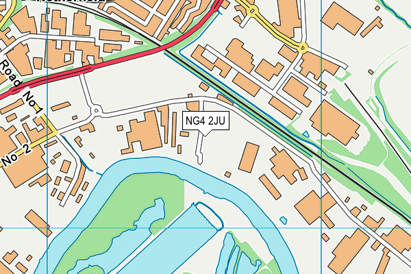 NG4 2JU map - OS VectorMap District (Ordnance Survey) NG4 2JU map - OS VectorMap District (Ordnance Survey)
