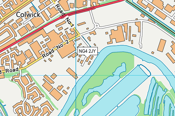 NG4 2JY map - OS VectorMap District (Ordnance Survey) NG4 2JY map - OS VectorMap District (Ordnance Survey)