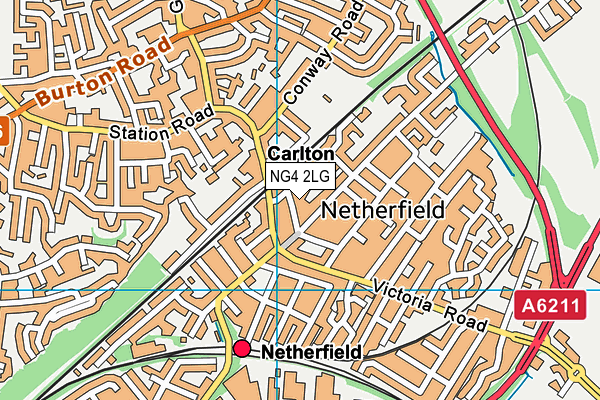 NG4 2LG map - OS VectorMap District (Ordnance Survey) NG4 2LG map - OS VectorMap District (Ordnance Survey)