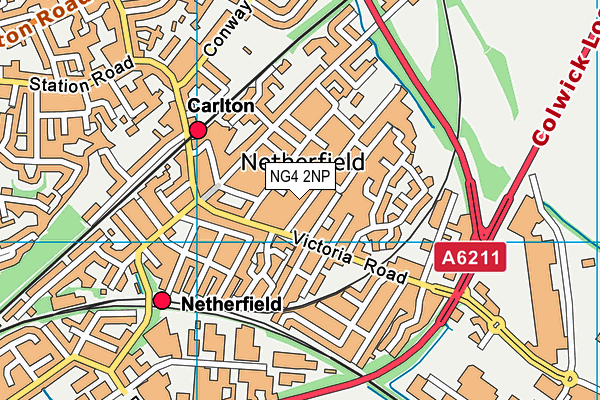 NG4 2NP map - OS VectorMap District (Ordnance Survey) NG4 2NP map - OS VectorMap District (Ordnance Survey)