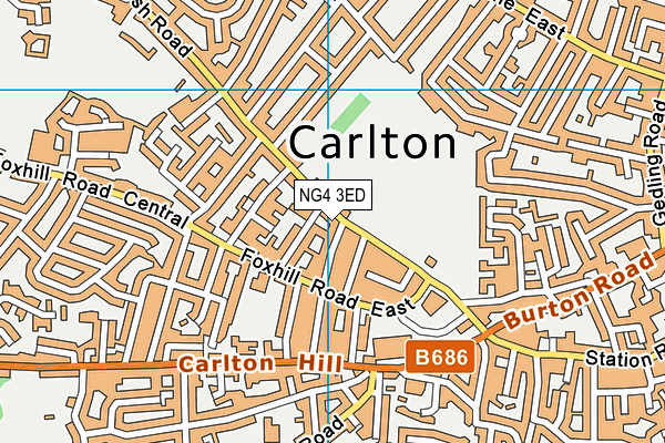 NG4 3ED map - OS VectorMap District (Ordnance Survey) NG4 3ED map - OS VectorMap District (Ordnance Survey)