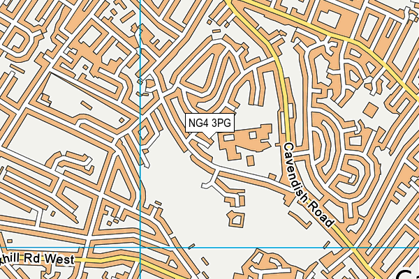 NG4 3PG map - OS VectorMap District (Ordnance Survey) NG4 3PG map - OS VectorMap District (Ordnance Survey)
