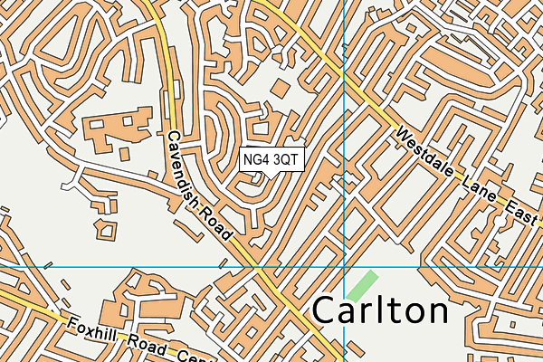 NG4 3QT map - OS VectorMap District (Ordnance Survey) NG4 3QT map - OS VectorMap District (Ordnance Survey)