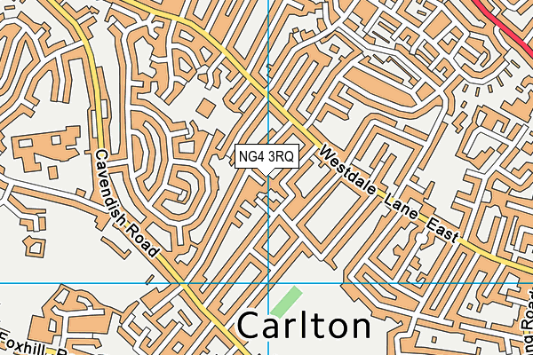 NG4 3RQ map - OS VectorMap District (Ordnance Survey) NG4 3RQ map - OS VectorMap District (Ordnance Survey)