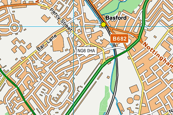 NG6 0HA map - OS VectorMap District (Ordnance Survey) NG6 0HA map - OS VectorMap District (Ordnance Survey)