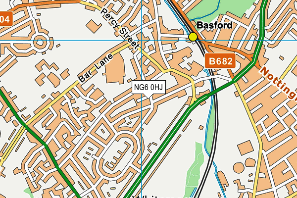 NG6 0HJ map - OS VectorMap District (Ordnance Survey) NG6 0HJ map - OS VectorMap District (Ordnance Survey)