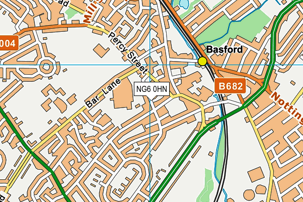 NG6 0HN map - OS VectorMap District (Ordnance Survey) NG6 0HN map - OS VectorMap District (Ordnance Survey)