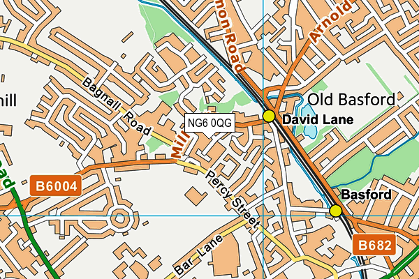 NG6 0QG map - OS VectorMap District (Ordnance Survey) NG6 0QG map - OS VectorMap District (Ordnance Survey)