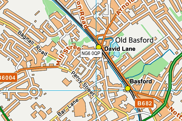NG6 0QP map - OS VectorMap District (Ordnance Survey) NG6 0QP map - OS VectorMap District (Ordnance Survey)