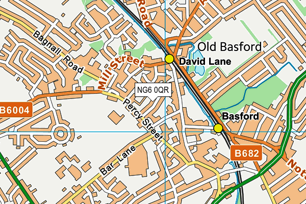 NG6 0QR map - OS VectorMap District (Ordnance Survey) NG6 0QR map - OS VectorMap District (Ordnance Survey)