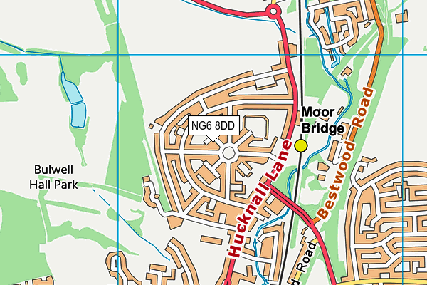 NG6 8DD map - OS VectorMap District (Ordnance Survey) NG6 8DD map - OS VectorMap District (Ordnance Survey)