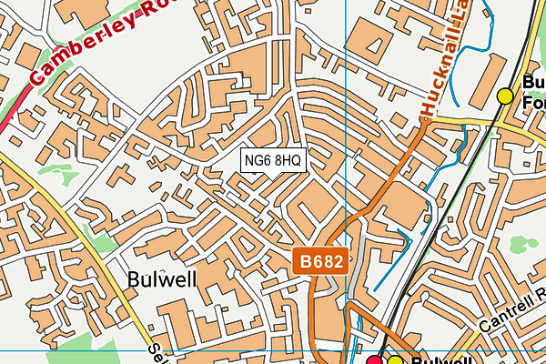 NG6 8HQ map - OS VectorMap District (Ordnance Survey) NG6 8HQ map - OS VectorMap District (Ordnance Survey)