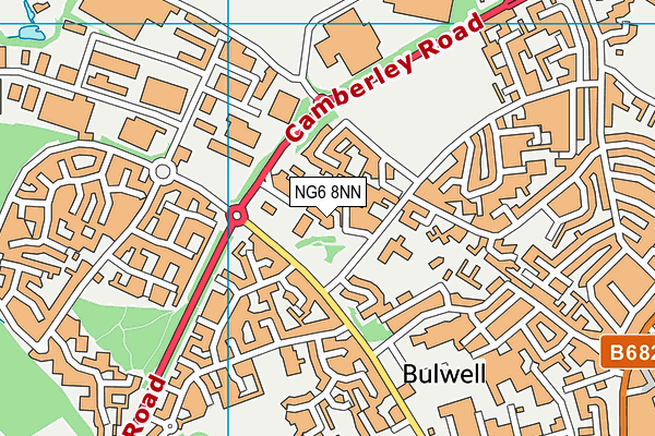 NG6 8NN map - OS VectorMap District (Ordnance Survey) NG6 8NN map - OS VectorMap District (Ordnance Survey)