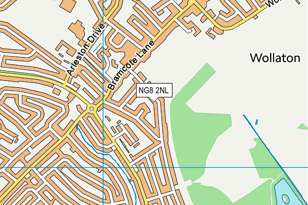 NG8 2NL map - OS VectorMap District (Ordnance Survey) NG8 2NL map - OS VectorMap District (Ordnance Survey)