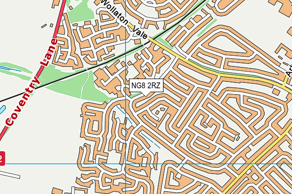 NG8 2RZ map - OS VectorMap District (Ordnance Survey) NG8 2RZ map - OS VectorMap District (Ordnance Survey)
