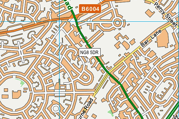 NG8 5DR map - OS VectorMap District (Ordnance Survey) NG8 5DR map - OS VectorMap District (Ordnance Survey)