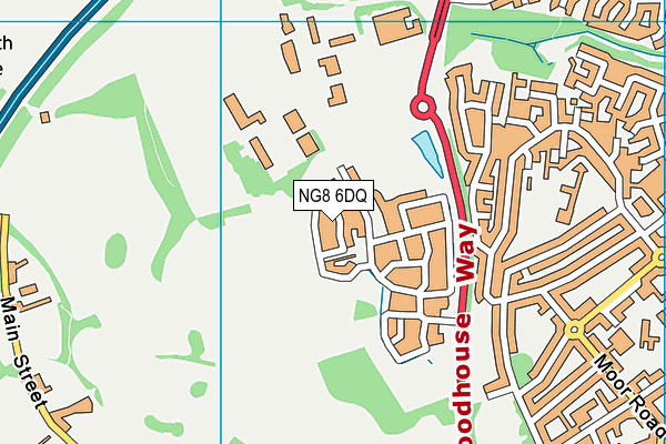 NG8 6DQ map - OS VectorMap District (Ordnance Survey) NG8 6DQ map - OS VectorMap District (Ordnance Survey)