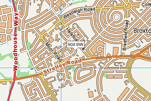 NG8 6NN map - OS VectorMap District (Ordnance Survey) NG8 6NN map - OS VectorMap District (Ordnance Survey)