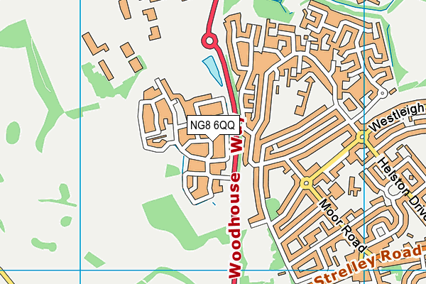 NG8 6QQ map - OS VectorMap District (Ordnance Survey) NG8 6QQ map - OS VectorMap District (Ordnance Survey)