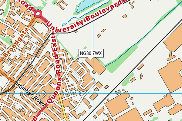 NG80 7WX map - OS VectorMap District (Ordnance Survey) NG80 7WX map - OS VectorMap District (Ordnance Survey)