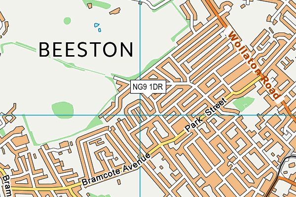 NG9 1DR map - OS VectorMap District (Ordnance Survey) NG9 1DR map - OS VectorMap District (Ordnance Survey)
