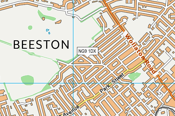 NG9 1DX map - OS VectorMap District (Ordnance Survey) NG9 1DX map - OS VectorMap District (Ordnance Survey)