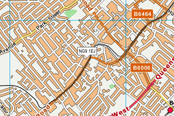 NG9 1EJ map - OS VectorMap District (Ordnance Survey) NG9 1EJ map - OS VectorMap District (Ordnance Survey)