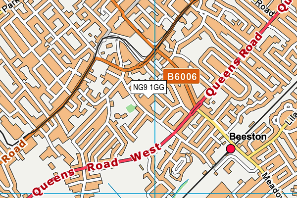 NG9 1GG map - OS VectorMap District (Ordnance Survey) NG9 1GG map - OS VectorMap District (Ordnance Survey)