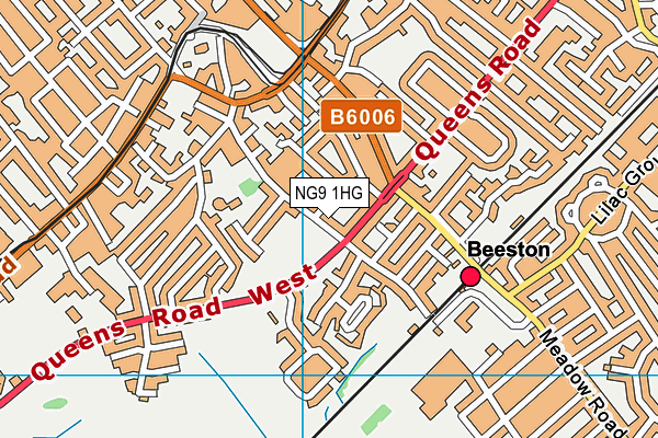 NG9 1HG map - OS VectorMap District (Ordnance Survey) NG9 1HG map - OS VectorMap District (Ordnance Survey)