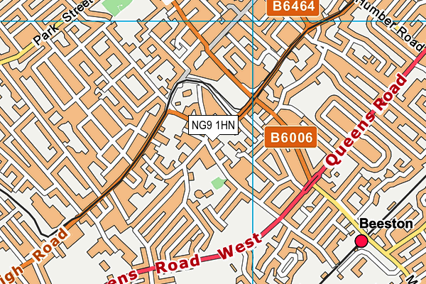 NG9 1HN map - OS VectorMap District (Ordnance Survey) NG9 1HN map - OS VectorMap District (Ordnance Survey)