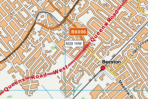 NG9 1HW map - OS VectorMap District (Ordnance Survey) NG9 1HW map - OS VectorMap District (Ordnance Survey)