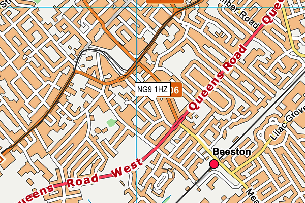 NG9 1HZ map - OS VectorMap District (Ordnance Survey) NG9 1HZ map - OS VectorMap District (Ordnance Survey)