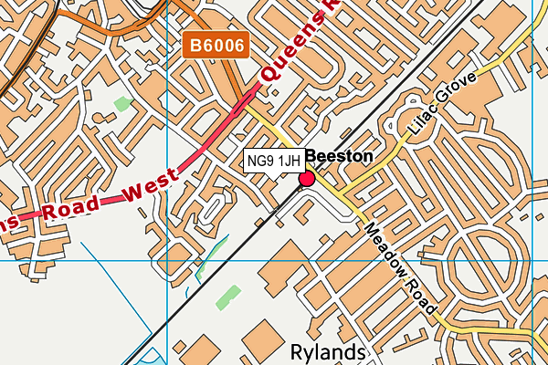 NG9 1JH map - OS VectorMap District (Ordnance Survey) NG9 1JH map - OS VectorMap District (Ordnance Survey)