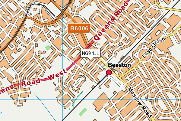 NG9 1JL map - OS VectorMap District (Ordnance Survey) NG9 1JL map - OS VectorMap District (Ordnance Survey)