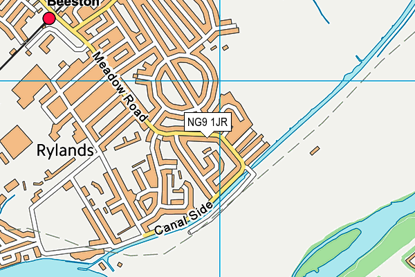 NG9 1JR map - OS VectorMap District (Ordnance Survey) NG9 1JR map - OS VectorMap District (Ordnance Survey)
