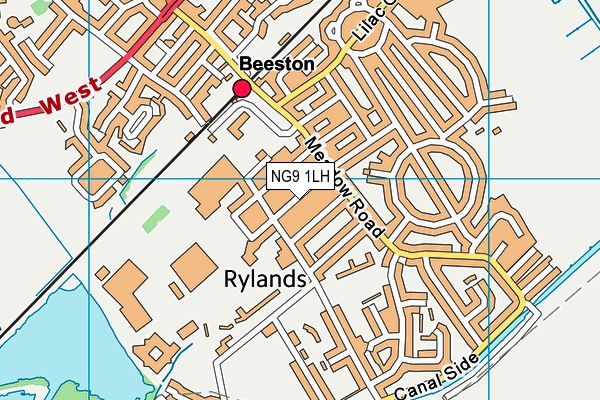 NG9 1LH map - OS VectorMap District (Ordnance Survey) NG9 1LH map - OS VectorMap District (Ordnance Survey)