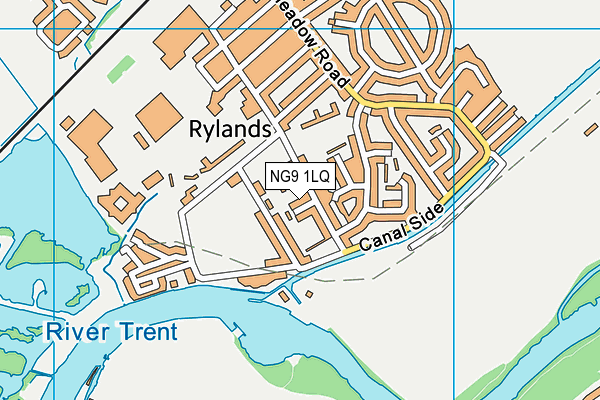 NG9 1LQ map - OS VectorMap District (Ordnance Survey) NG9 1LQ map - OS VectorMap District (Ordnance Survey)