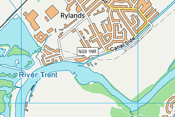 NG9 1NR map - OS VectorMap District (Ordnance Survey) NG9 1NR map - OS VectorMap District (Ordnance Survey)