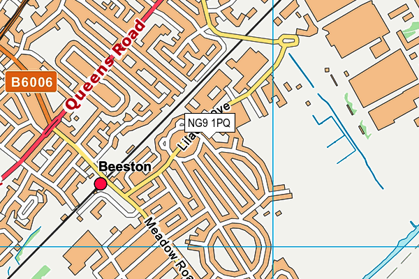 NG9 1PQ map - OS VectorMap District (Ordnance Survey) NG9 1PQ map - OS VectorMap District (Ordnance Survey)